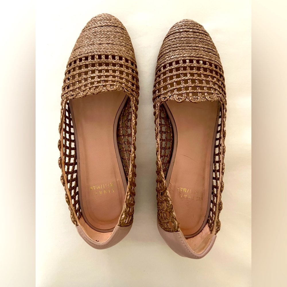 Stuart Weitzman Woven Loafers